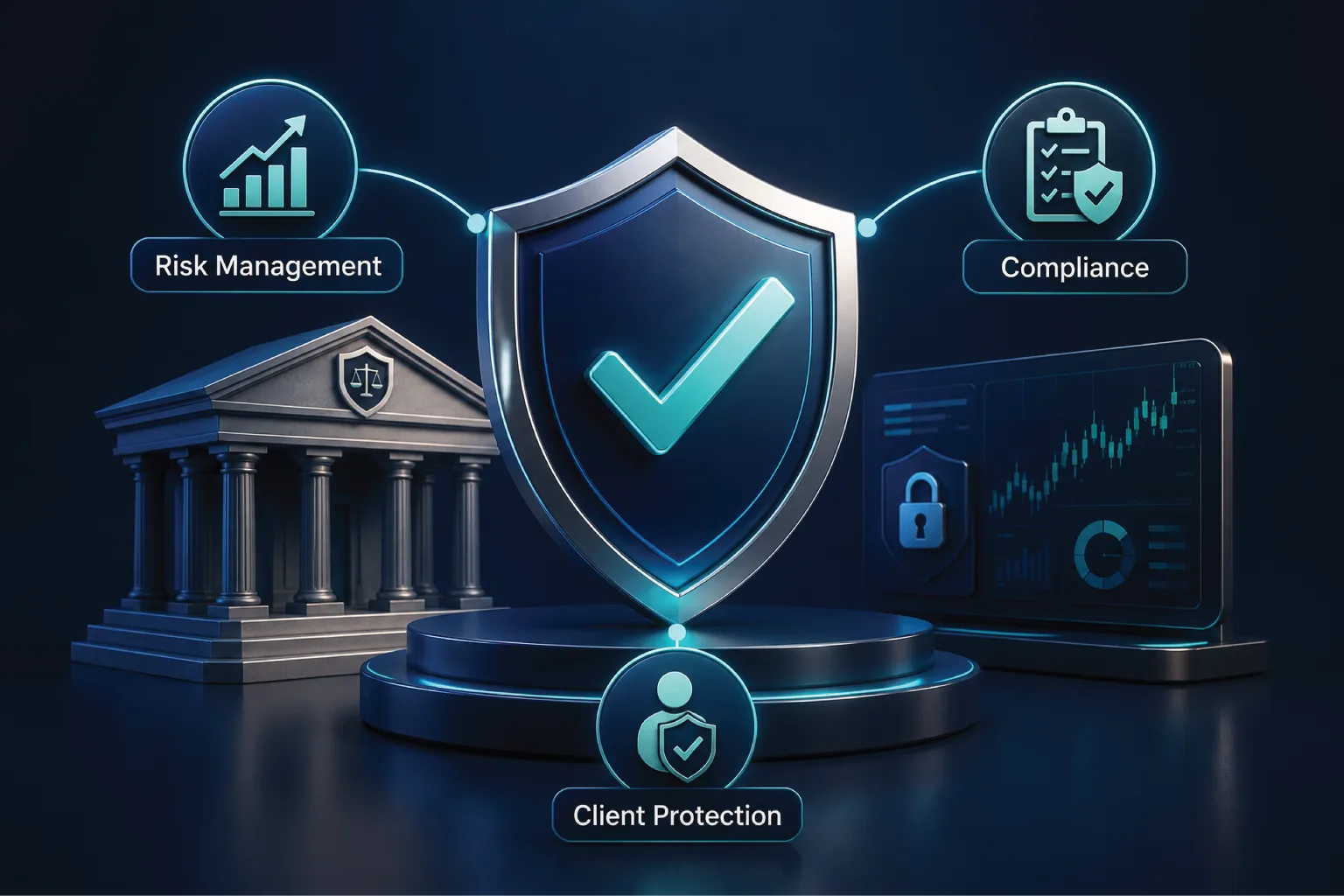 Centrino Capital guide explaining how regulated brokers manage risk, compliance and client protection