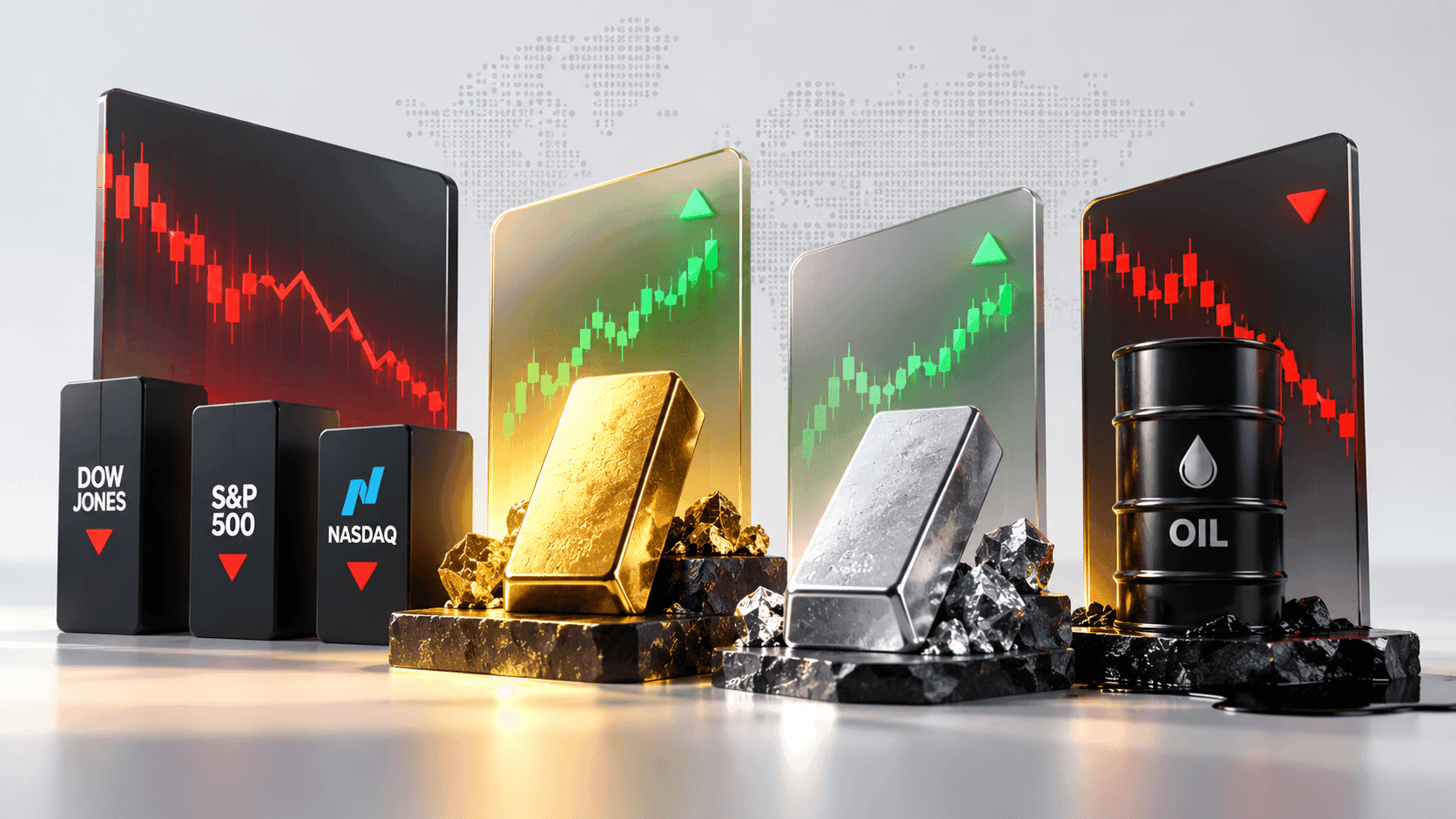 October 19, 2026 - Gold Rises 0.44% to $4,183.66, Silver Gains 1.41% to $57.80 and Brent Falls 2.01% to $107.65